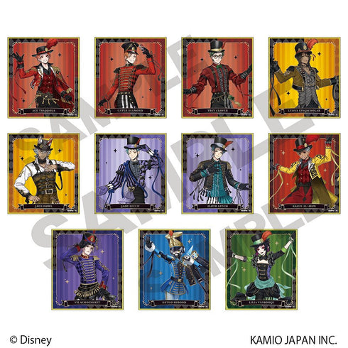 『ディズニー ツイステッドワンダーランド』トレーディングミニ色紙 プレイフル・ドレスver.【BOX】